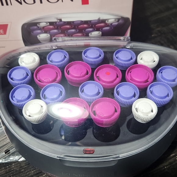 REMINGTON Full Size Set 20- lonic Hot Curlers Wax Core - New open box - Picture 3 of 6
